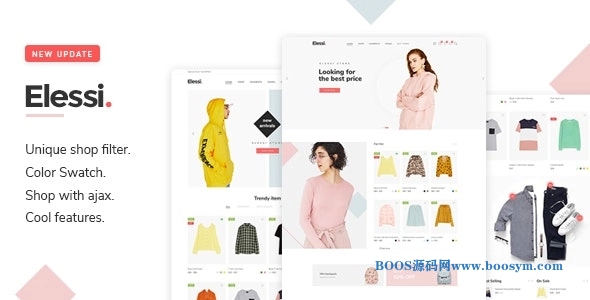 Elessi–Ajax极简风多功能商城WordPress主题V5.3.2，打造专业电商网站