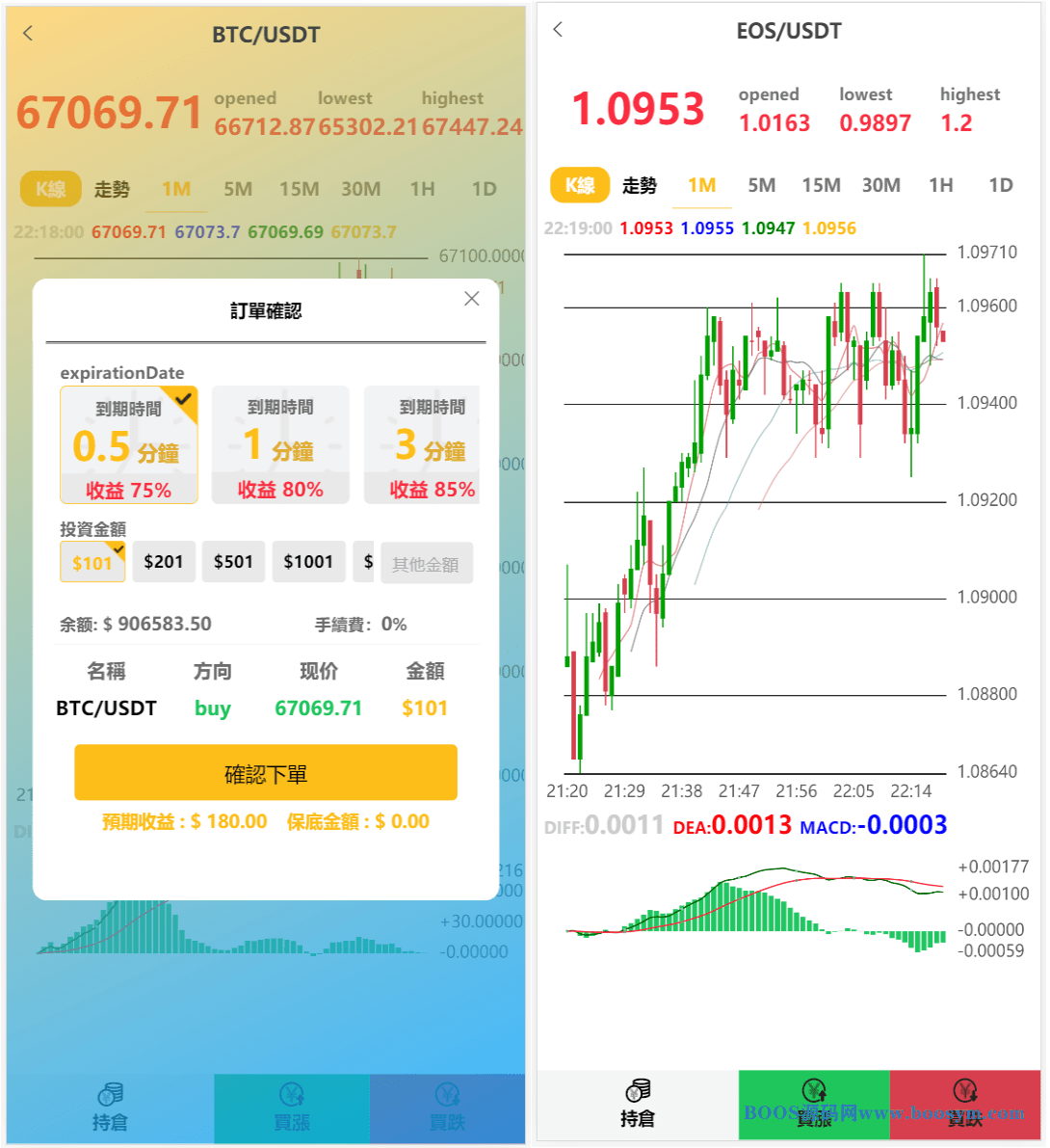 四国语言微盘仿交易所源码/K线正常/秒合约/质押/带文本搭建教程（2024-04-24修复版本）