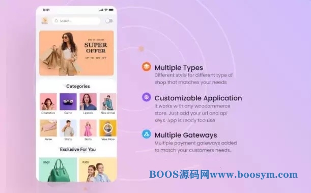 基于WordPress电商平台的Flutter跨境电商APP源码